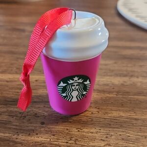 Starbucks 2021 Pink Holiday Ornament
